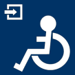 Rollstuhl Eingang